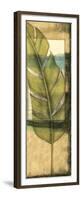 Seaside Palms V - Gold Leaf-Jennifer Goldberger-Framed Premium Giclee Print