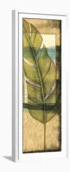 Seaside Palms V - Gold Leaf-Jennifer Goldberger-Framed Premium Giclee Print