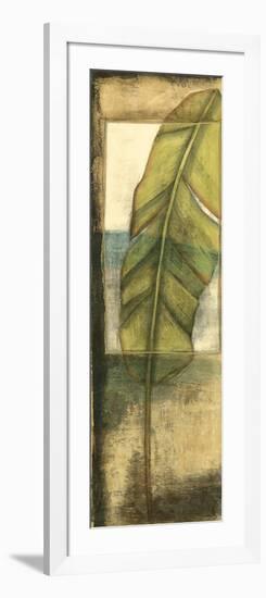 Seaside Palms VI - Gold Leaf-Jennifer Goldberger-Framed Art Print