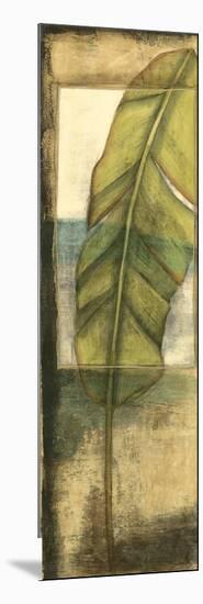 Seaside Palms VI - Gold Leaf-Jennifer Goldberger-Mounted Art Print