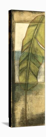 Seaside Palms VI - Gold Leaf-Jennifer Goldberger-Stretched Canvas