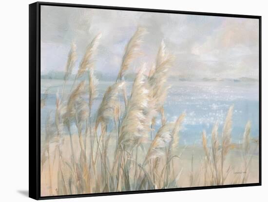 Seaside Pampas Grass-Danhui Nai-Framed Stretched Canvas