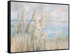 Seaside Pampas Grass-Danhui Nai-Framed Stretched Canvas