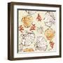 Seaside Pattern 1-Robbin Rawlings-Framed Art Print