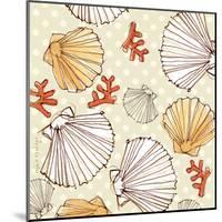 Seaside Pattern 1-Robbin Rawlings-Mounted Art Print