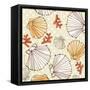 Seaside Pattern 1-Robbin Rawlings-Framed Stretched Canvas