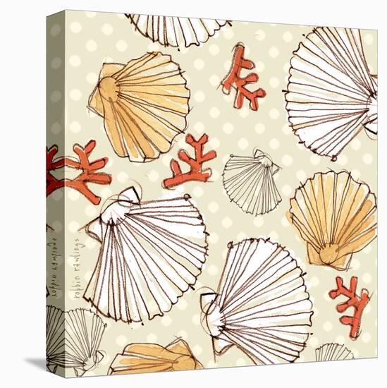 Seaside Pattern 1-Robbin Rawlings-Stretched Canvas