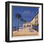 Seaside Promenade II-David Short-Framed Giclee Print