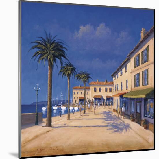 Seaside Promenade II-David Short-Mounted Giclee Print