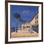 Seaside Promenade II-David Short-Framed Giclee Print