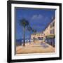 Seaside Promenade II-David Short-Framed Giclee Print