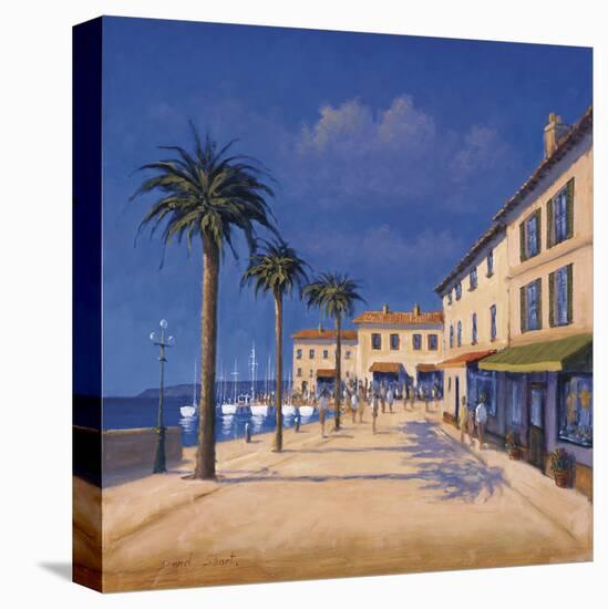 Seaside Promenade II-David Short-Stretched Canvas
