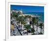 Seaside Promenade Sitges Spain-null-Framed Art Print