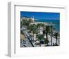 Seaside Promenade Sitges Spain-null-Framed Art Print