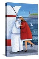 Seaside Reunion-Peter Adderley-Stretched Canvas