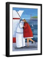 Seaside Reunion-Peter Adderley-Framed Art Print