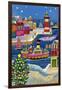 Seaside Santa-Stanley Cooke-Framed Giclee Print