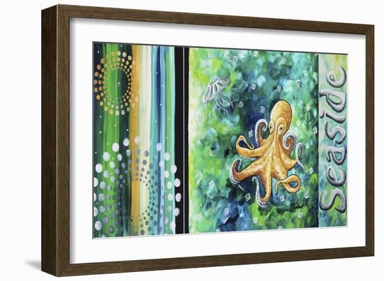 Seaside Sea of Whimsy-Megan Aroon Duncanson-Framed Giclee Print