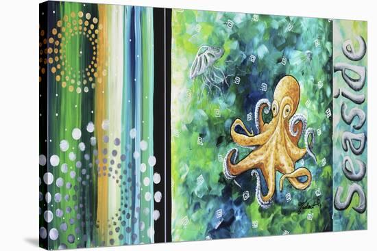 Seaside Sea of Whimsy-Megan Aroon Duncanson-Stretched Canvas