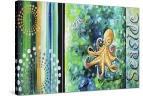 Seaside Sea of Whimsy-Megan Aroon Duncanson-Stretched Canvas