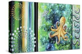 Seaside Sea of Whimsy-Megan Aroon Duncanson-Stretched Canvas