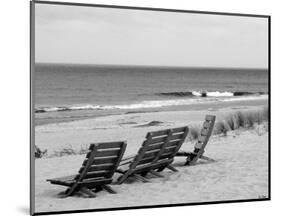 Seaside Seating-Eve Turek-Mounted Art Print