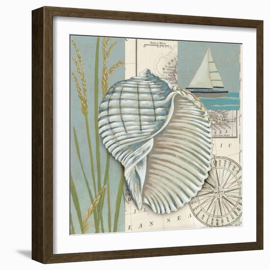 Seaside Shell I-Chariklia Zarris-Framed Art Print