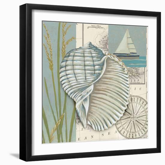 Seaside Shell I-Chariklia Zarris-Framed Art Print