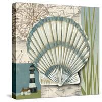 Seaside Shell II-Chariklia Zarris-Stretched Canvas