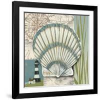 Seaside Shell II-Chariklia Zarris-Framed Art Print