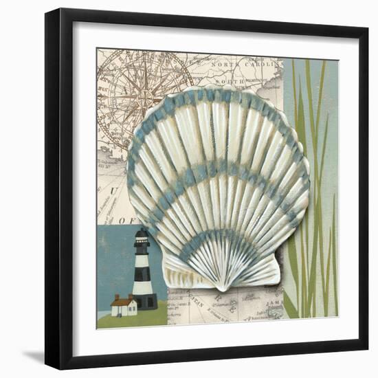 Seaside Shell II-Chariklia Zarris-Framed Art Print