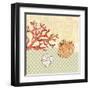 Seaside Shells-Robbin Rawlings-Framed Art Print