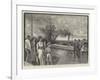 Seaside Sketches, on the Pier-Davidson Knowles-Framed Giclee Print