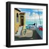 Seaside Steps-Rick Novak-Framed Art Print