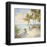 Seaside Stroll-Marc Lucien-Framed Art Print