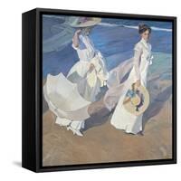 Seaside Stroll-Joaqu?n Sorolla y Bastida-Framed Stretched Canvas