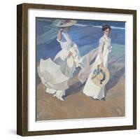 Seaside Stroll-Joaqu?n Sorolla y Bastida-Framed Photographic Print