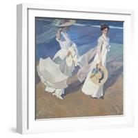 Seaside Stroll-Joaqu?n Sorolla y Bastida-Framed Photographic Print