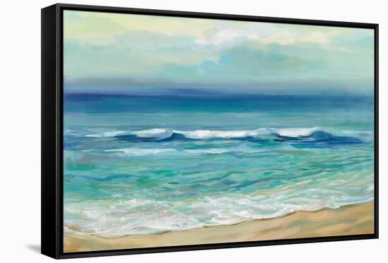 Seaside Sunrise-Silvia Vassileva-Framed Stretched Canvas