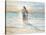 Seaside Sunset-Karen Wallis-Stretched Canvas