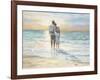 Seaside Sunset-Karen Wallis-Framed Art Print