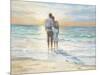Seaside Sunset-Karen Wallis-Mounted Art Print