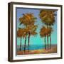 Seaside Sunset-Michael Tienhaara-Framed Art Print