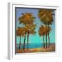 Seaside Sunset-Michael Tienhaara-Framed Art Print