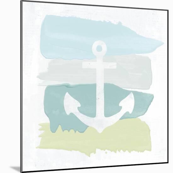 Seaside Swatch Anchor-Moira Hershey-Mounted Art Print