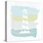 Seaside Swatch Lighthouse-Moira Hershey-Stretched Canvas