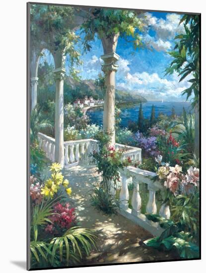 Seaside Terrace-James Reed-Mounted Art Print