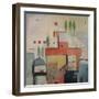 Seaside Villa-Tim Nyberg-Framed Giclee Print