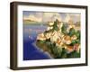 Seaside Village IV-Max Hayslette-Framed Premium Giclee Print