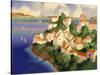 Seaside Village IV-Max Hayslette-Stretched Canvas